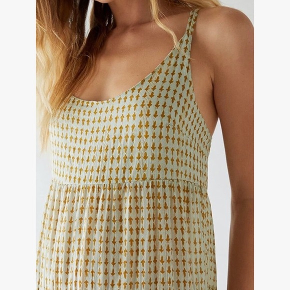 Free People Midnight Dance Print Maxi Dress Light Grey Combo - Picture 7 of 16